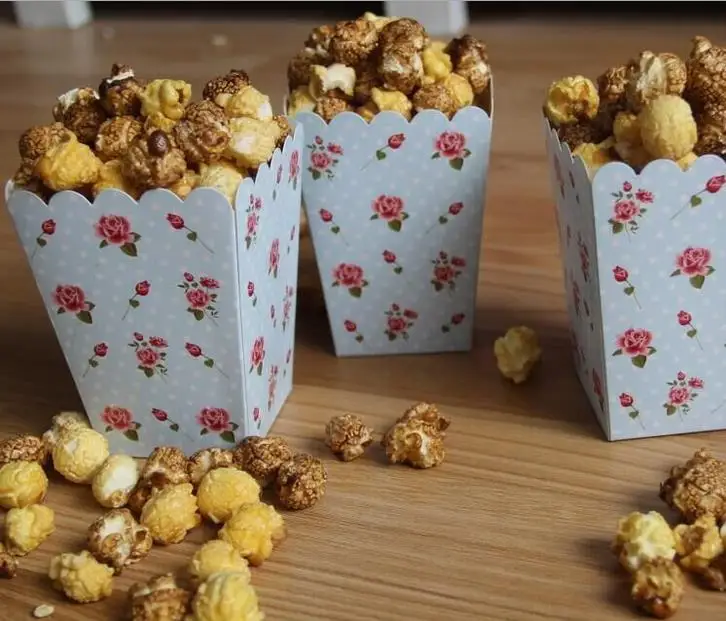 12pcs/lot Rose Flower Popcorn Box paper box for party decoration baby happy birthday party supplies favor baby shower CP080
12pcs/lot Rose Flower Popcorn Box paper box for party decoration baby happy birthday party supplies favor baby shower CP080