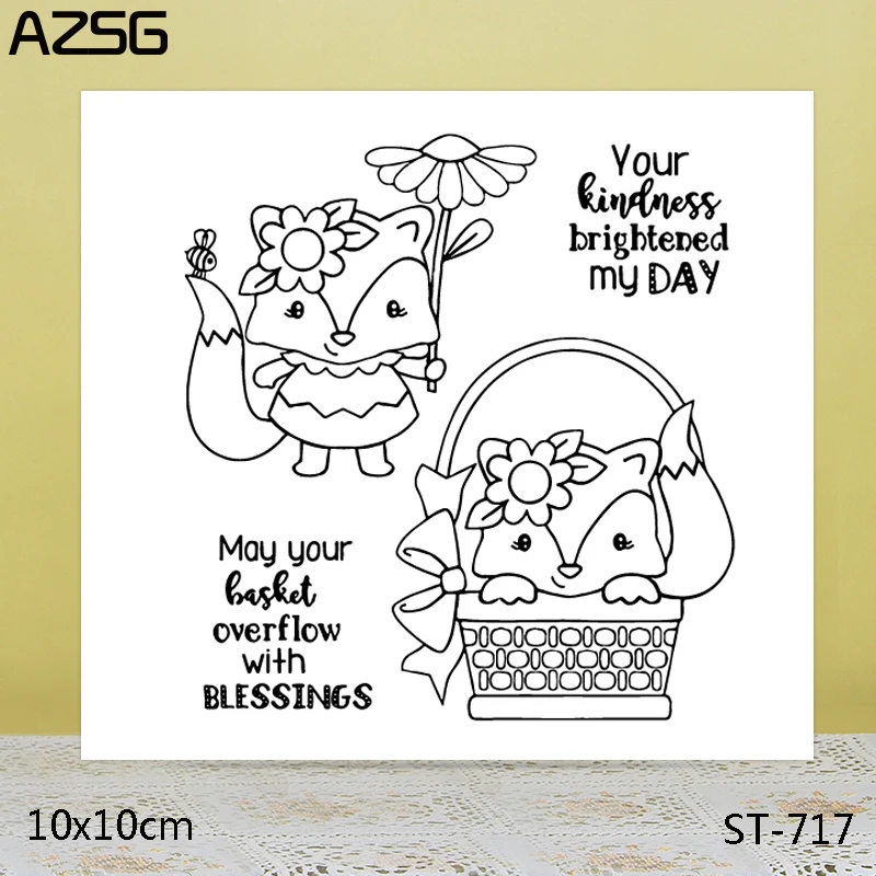AZSG Cute Squirrel Clear Stamps/Seals For DIY Scrapbooking/Card Making/Album Decorative Silicone Stamp Crafts
AZSG Cute Squirrel Clear Stamps/Seals For DIY Scrapbooking/Card Making/Album Decorative Silicone Stamp Crafts