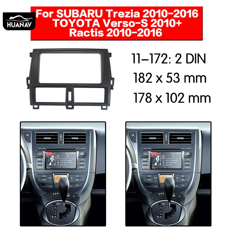 HUANAV автомобильный Радио стерео установка адаптер фасции Для Subaru Trezia 2010 2016 Verso S +