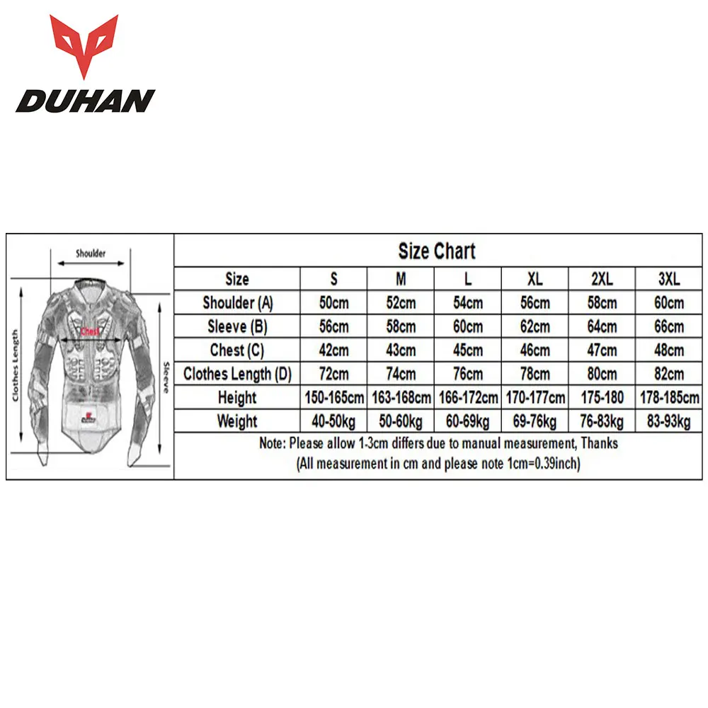 DUHAN Motorcycle Armor Motorcycle Racing Armor Protective Gear Protector Motocross Off-Road Body Protection Jacket Clothing
DUHAN Motorcycle Armor Motorcycle Racing Armor Protective Gear Protector Motocross Off-Road Body Protection Jacket Clothing
