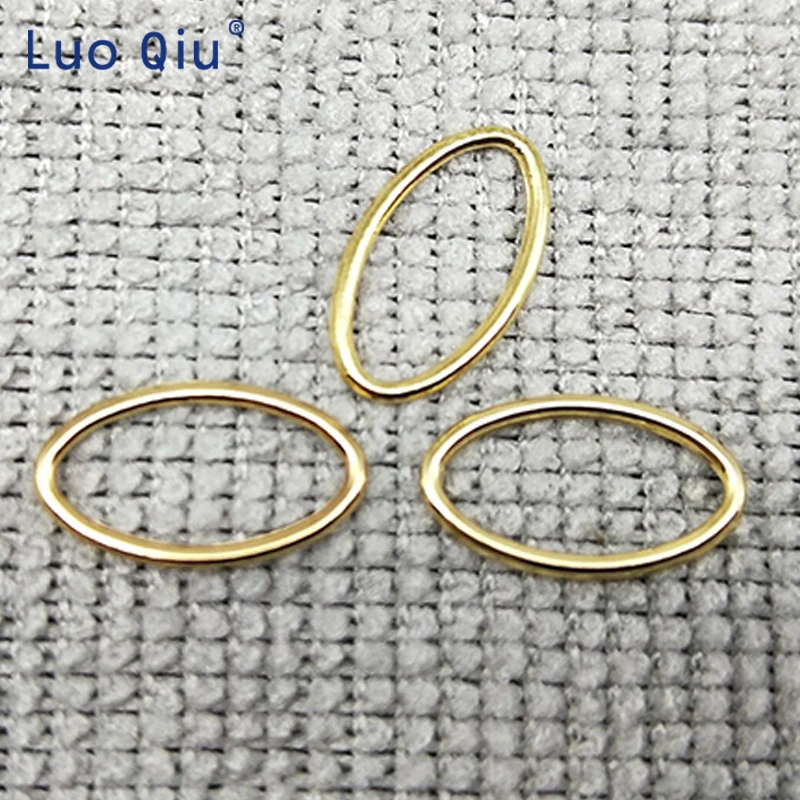 Belt Sexy buckle gold color Japanese style ellipse Simple fashion generous accessories temperament 500 pcs/pack 15mm | Дом и сад