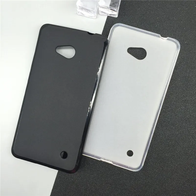 Мягкие силиконовые чехлы для телефонов Microsoft Nokia Lumia 550 оригинальная задняя крышка