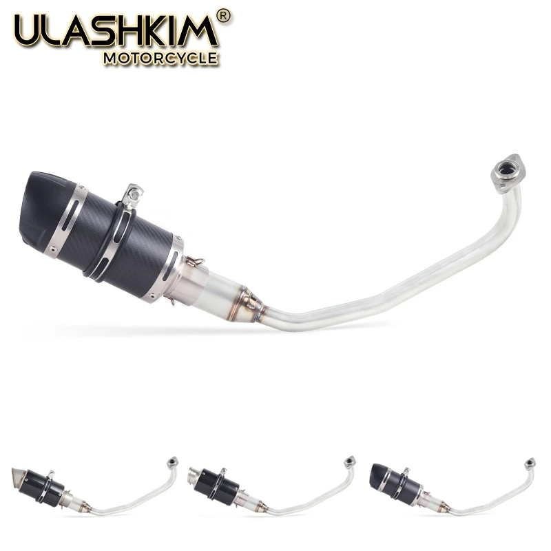 PCX 125 150 Motorcycle Scooter Exhaust Muffler Full System Middle Pipe Slip On Escape Fit For HONDA PCX125 PCX150
PCX 125 150 Motorcycle Scooter Exhaust Muffler Full System Middle Pipe Slip On Escape Fit For HONDA PCX125 PCX150