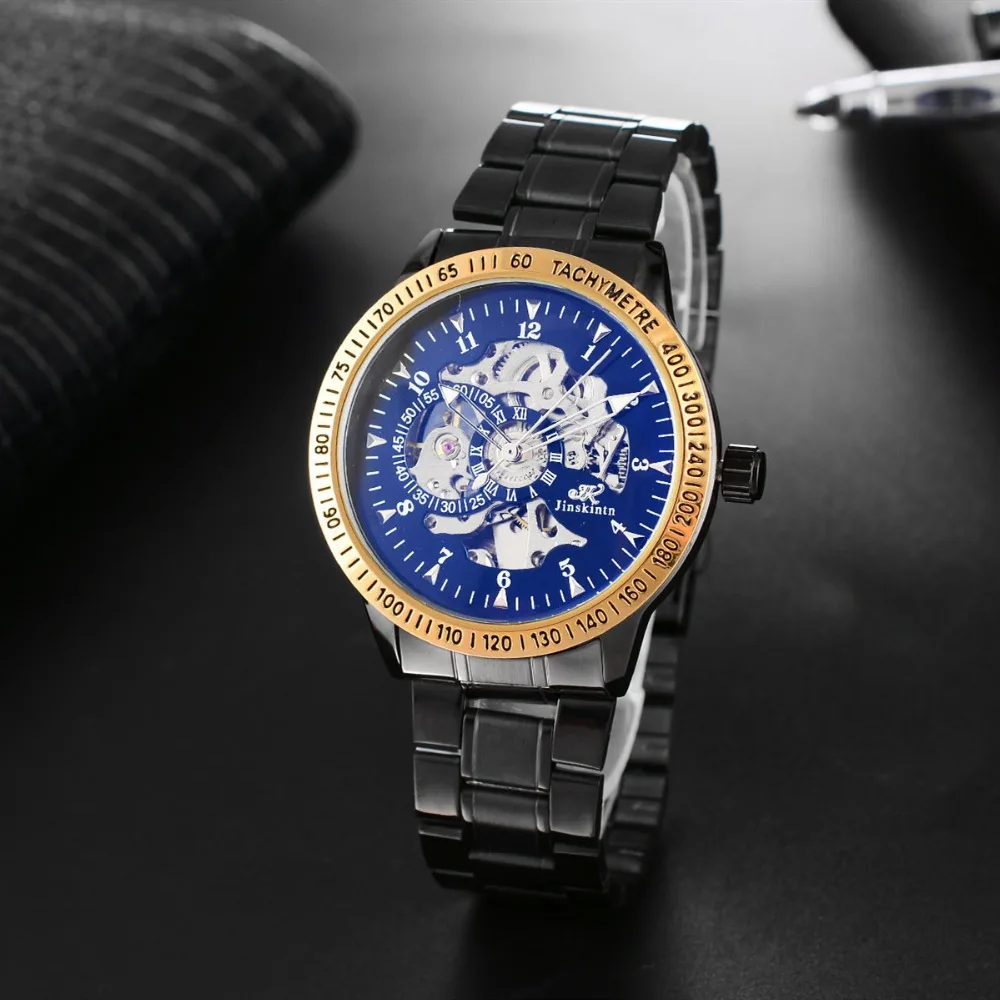 Men Automatic Mechanical Watch Skeleton Stainless Steel Mens Watches Militray Wrist Watch Switzerland Watches Relogio Masculino
Men Automatic Mechanical Watch Skeleton Stainless Steel Mens Watches Militray Wrist Watch Switzerland Watches Relogio Masculino
