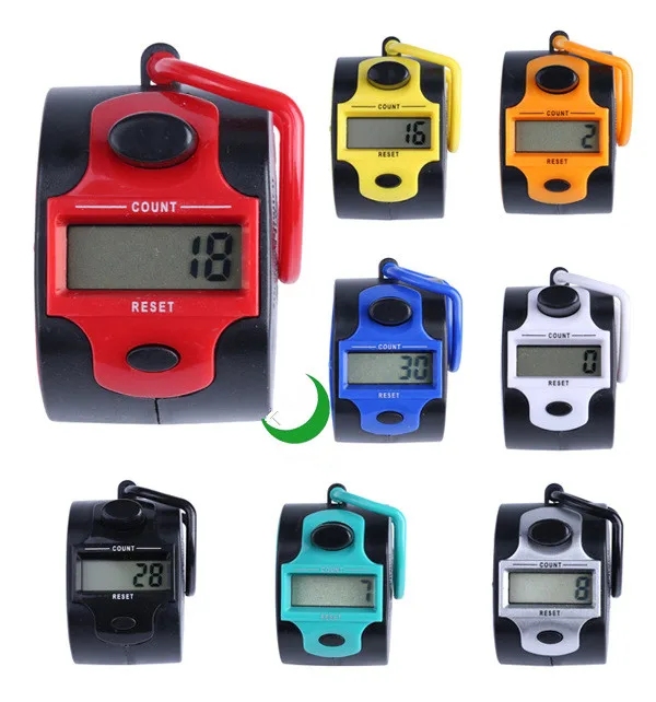 

10PCS Digital Counter Muslim 5-digit Counters 0-99999 Hand Tally Counters Tester Meter AG13 Cell Battery