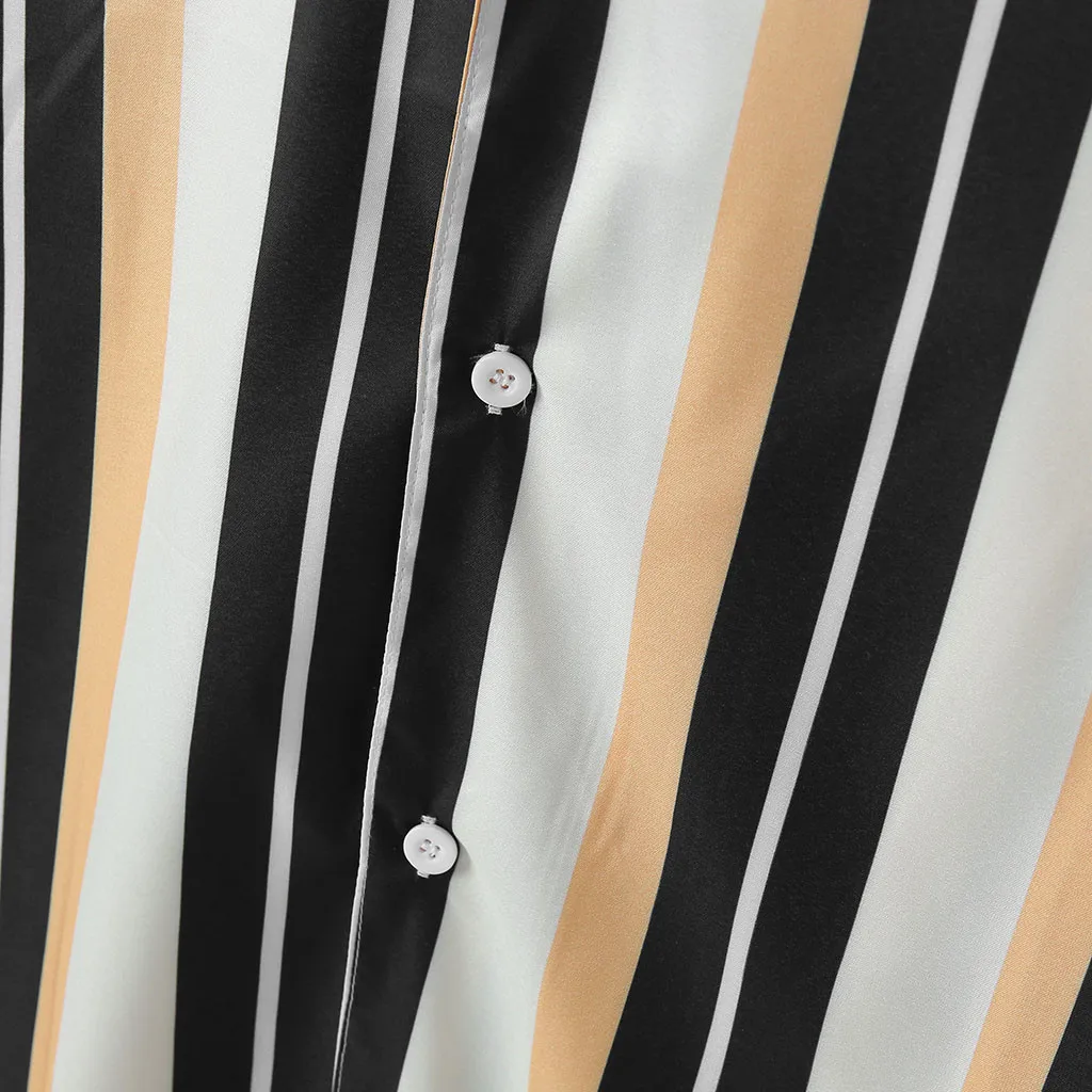 Summer Men's Beach Shirt Male Casual Short-Sleeve Striped Printing Large Size S-3XL Casual Shirts camisa masculina Top Blouse
Summer Men's Beach Shirt Male Casual Short-Sleeve Striped Printing Large Size S-3XL Casual Shirts camisa masculina Top Blouse