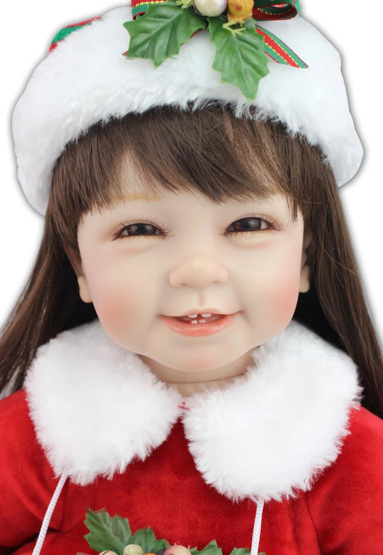 Discount 55cm 22" inch reborn baby doll cute Silicone lifelike new born baby doll with nipple for baby girl Christmas Gifts
Discount 55cm 22" inch reborn baby doll cute Silicone lifelike new born baby doll with nipple for baby girl Christmas Gifts