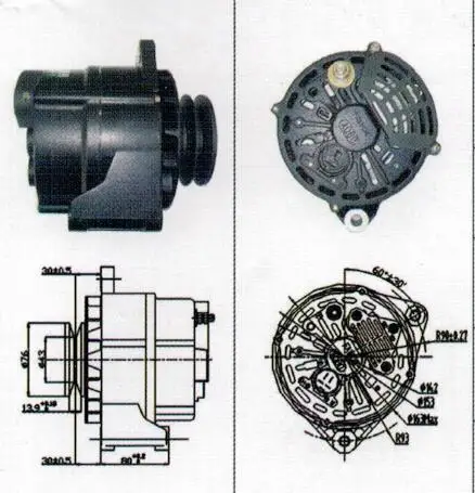 28V 75A ALTERNATOR JFZ2971C 3701010613VP10 FOR XICHAI 6DL1 | Автомобили и мотоциклы