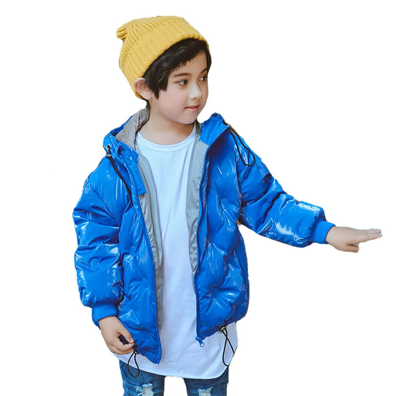 Boys Girls Winter Hooded Down Jacket Puffer Thick Warm Bright Solid Color Fashion Short Outerwear Coat
Boys Girls Winter Hooded Down Jacket Puffer Thick Warm Bright Solid Color Fashion Short Outerwear Coat