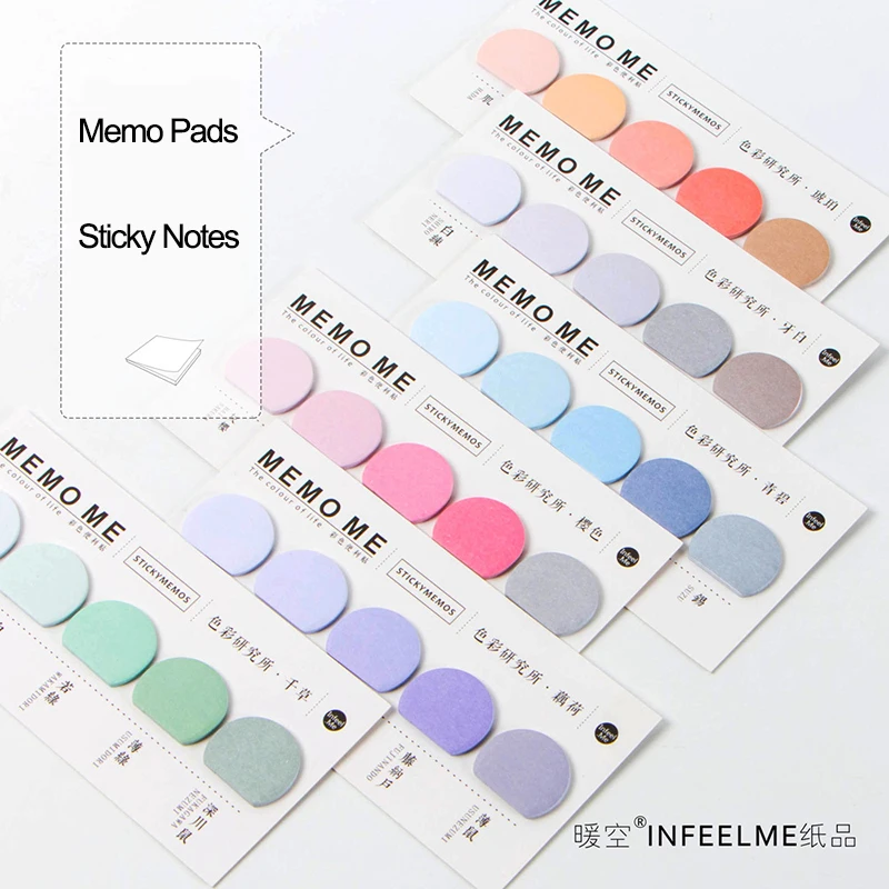 2packs/set Cute Mixed Color Memo Pad Sticky Notes Self-Adhesive N Times Stationery Bookmark Label Planner Sticker School Supply
2packs/set Cute Mixed Color Memo Pad Sticky Notes Self-Adhesive N Times Stationery Bookmark Label Planner Sticker School Supply