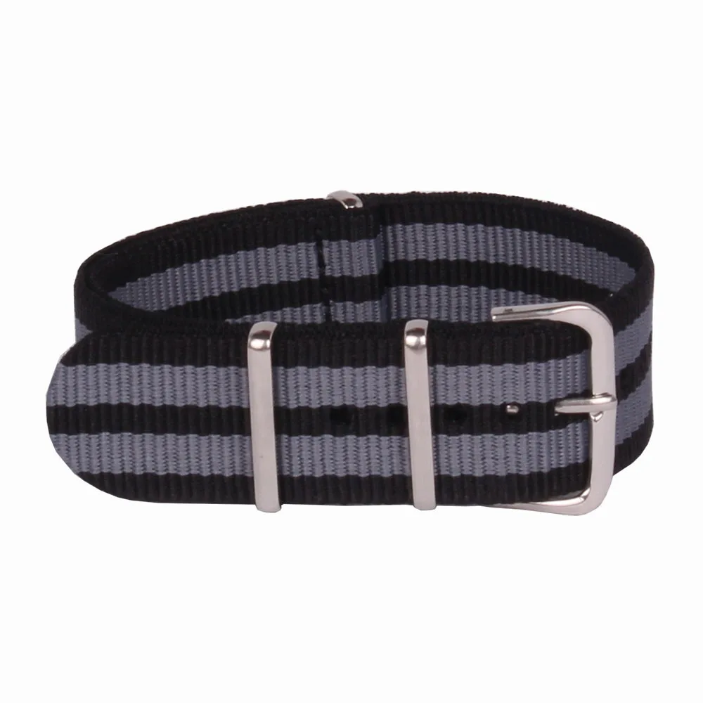 Wholesale 18 mm Multi Color Black Grey Army Sports nato fabric Nylon watchband Watch Strap accessories Bands Buckle belt 18mm
Wholesale 18 mm Multi Color Black Grey Army Sports nato fabric Nylon watchband Watch Strap accessories Bands Buckle belt 18mm