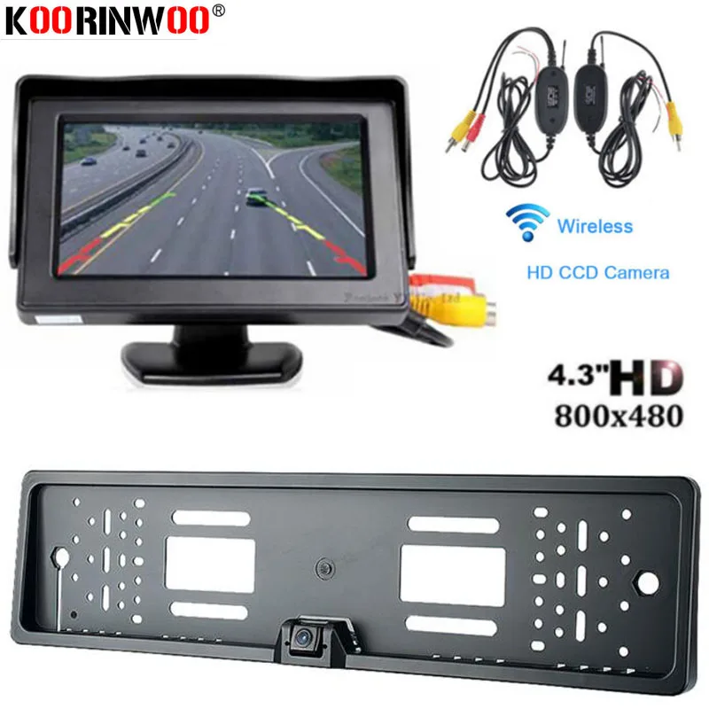 Koorinwoo камера заднего вида для номерного знака, беспроводная, CCD HD IP68, камера заднего вида с цифровым экраном и монитором
Koorinwoo камера заднего вида для номерного знака, беспроводная, CCD HD IP68, камера заднего вида с цифровым экраном и монитором