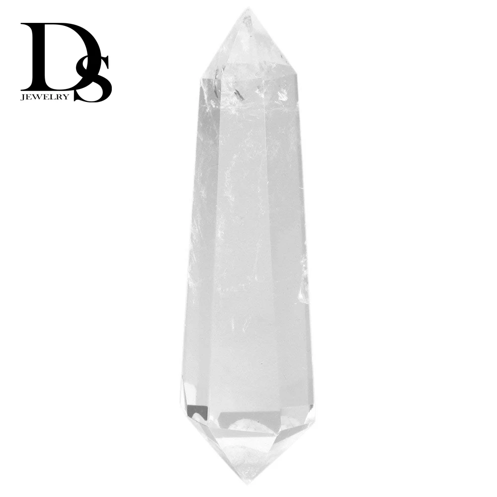 DS 5pcs Natural Clear Quartz Crystal Wand Double terminated Wand Points Reiki Healing Crystal Stone Home Decoration Crafts
DS 5pcs Natural Clear Quartz Crystal Wand Double terminated Wand Points Reiki Healing Crystal Stone Home Decoration Crafts