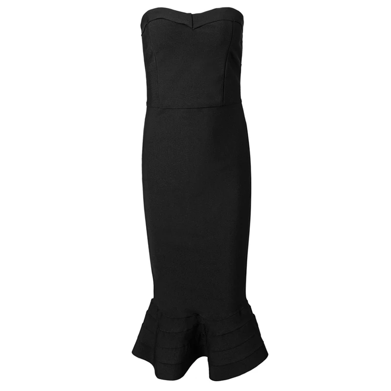 Beateen Women's Strapless Bandage Dress Sexy Party Club Dress New Sleeveless Bodycon Party Bandage Dresses 2019 New Hot