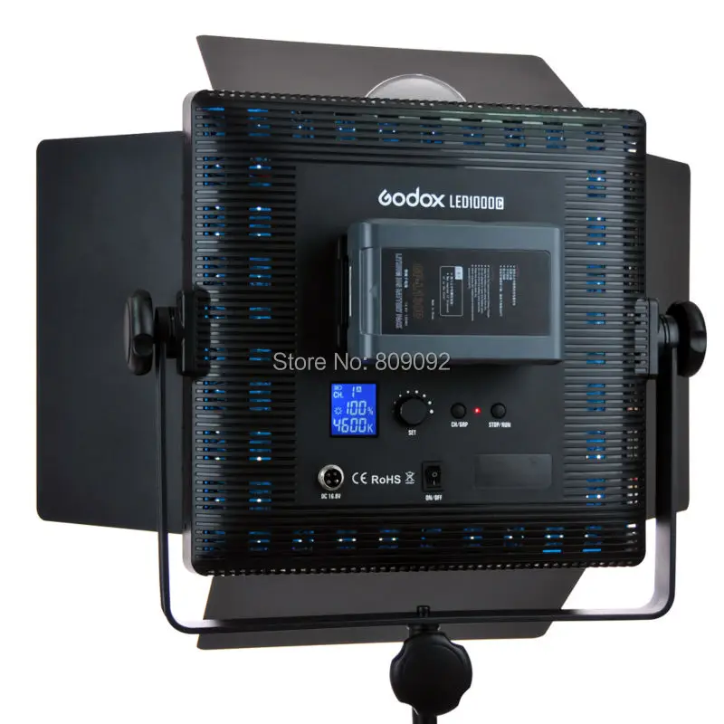 Godox 1000 LED 3300-5600K двухцветсветодиодный светодиодный светильник 1000C + беспроводной