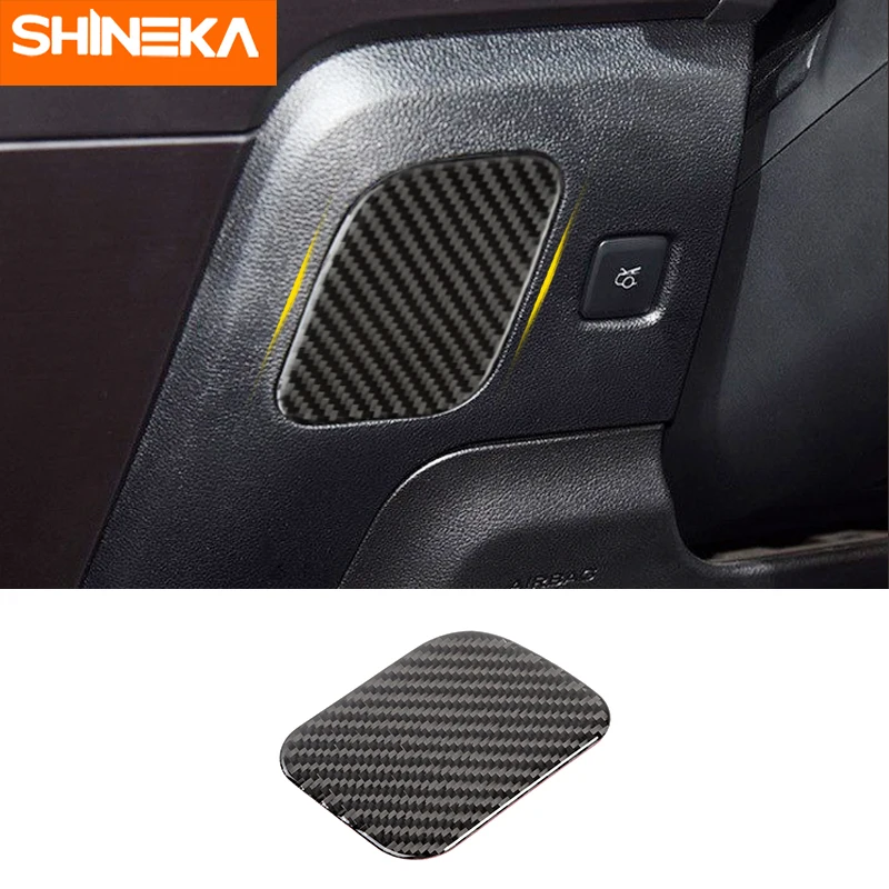 SHINEKA Carbon Fiber Car Interior Driver Position's Storage Box Decoration Stickers For Ford Mustang 2015+ Car-Styling
SHINEKA Carbon Fiber Car Interior Driver Position's Storage Box Decoration Stickers For Ford Mustang 2015+ Car-Styling