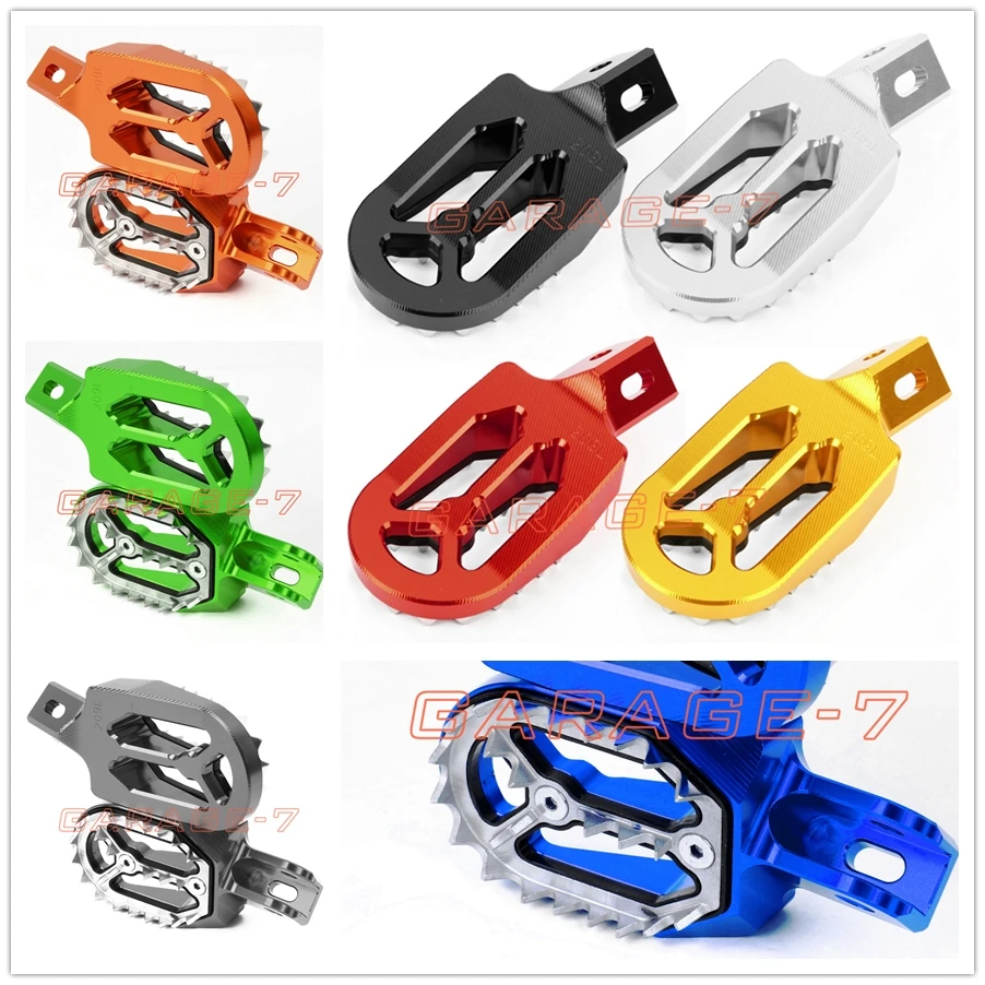 Для KTM 400 450 SX F/EXC F 1998 2015 & 625 SMC 2004 2006 подножки колышки острые зубы CNC Dirt Bike Moto гоночная