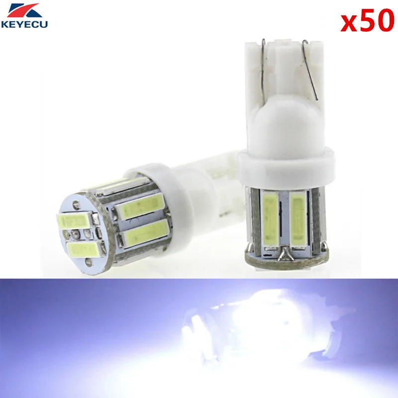 KEYECU 50x яркий белый T10/W5W/194/168 5630 6SMD Canbus безошибочная светодиодный льная светильник ная лампа с объективом для бокового резерва парковочный св...
KEYECU 50x яркий белый T10/W5W/194/168 5630 6SMD Canbus безошибочная светодиодный льная светильник ная лампа с объективом для бокового резерва парковочный св...