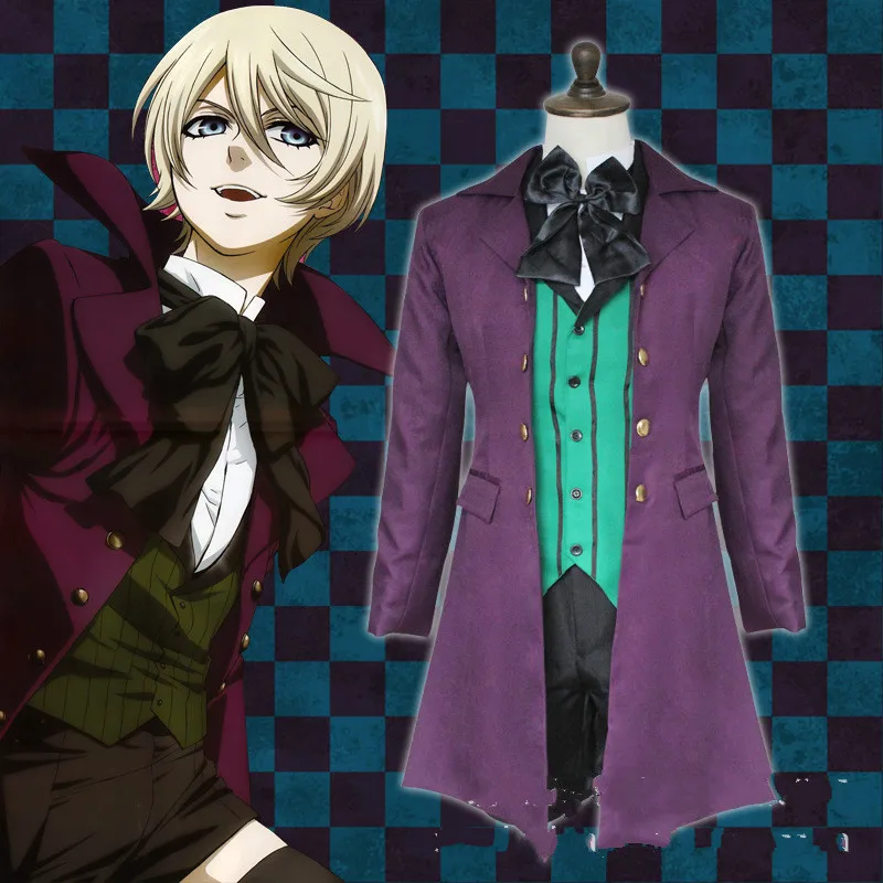 2016 High Quality Black Deacon Classic Alois Trancy COS Animation Clothing Cosplay
2016 High Quality Black Deacon Classic Alois Trancy COS Animation Clothing Cosplay