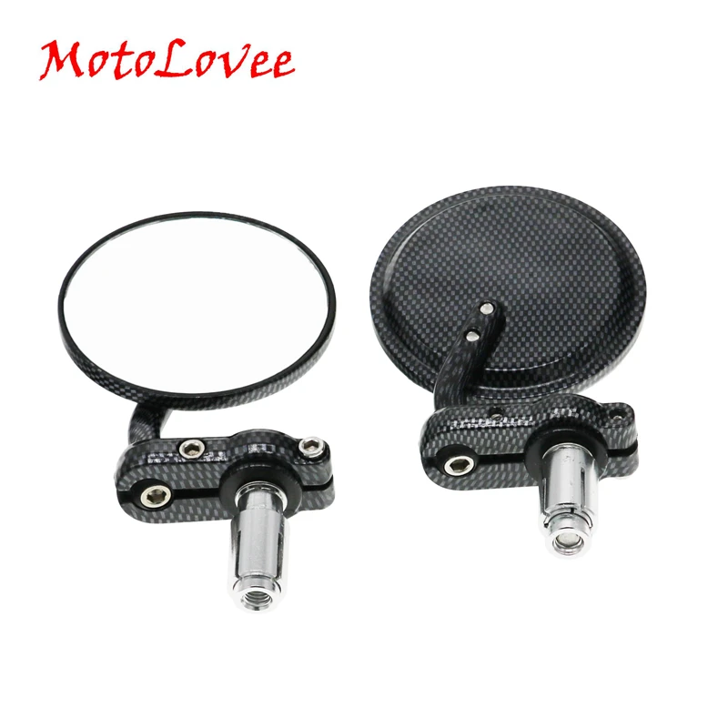 MotoLovee 1 pair Universal Motorcycle Mirror Aluminum Black 22mm Handle Bar End Rearview Side Mirrors Motor Accessories
MotoLovee 1 pair Universal Motorcycle Mirror Aluminum Black 22mm Handle Bar End Rearview Side Mirrors Motor Accessories