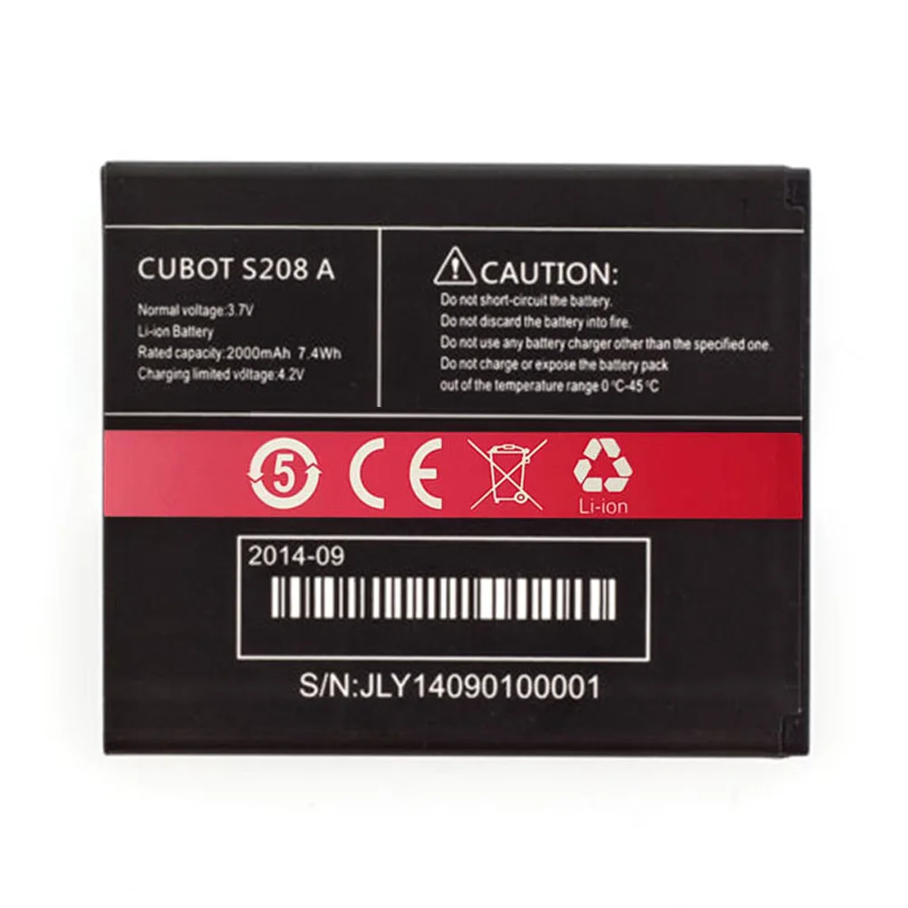 for CUBOT S208A battery 2000mAh 100% Original Replacement accessory For CUBOT S208A Cell Phone +
for CUBOT S208A battery 2000mAh 100% Original Replacement accessory For CUBOT S208A Cell Phone +