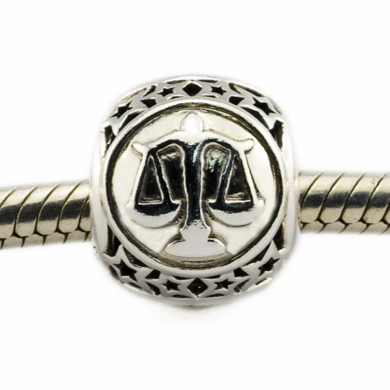 Fits For Pandora Bracelets Libra Star Sign Charms 100% 925 Sterling Silver Beads Free Shipping
Fits For Pandora Bracelets Libra Star Sign Charms 100% 925 Sterling Silver Beads Free Shipping