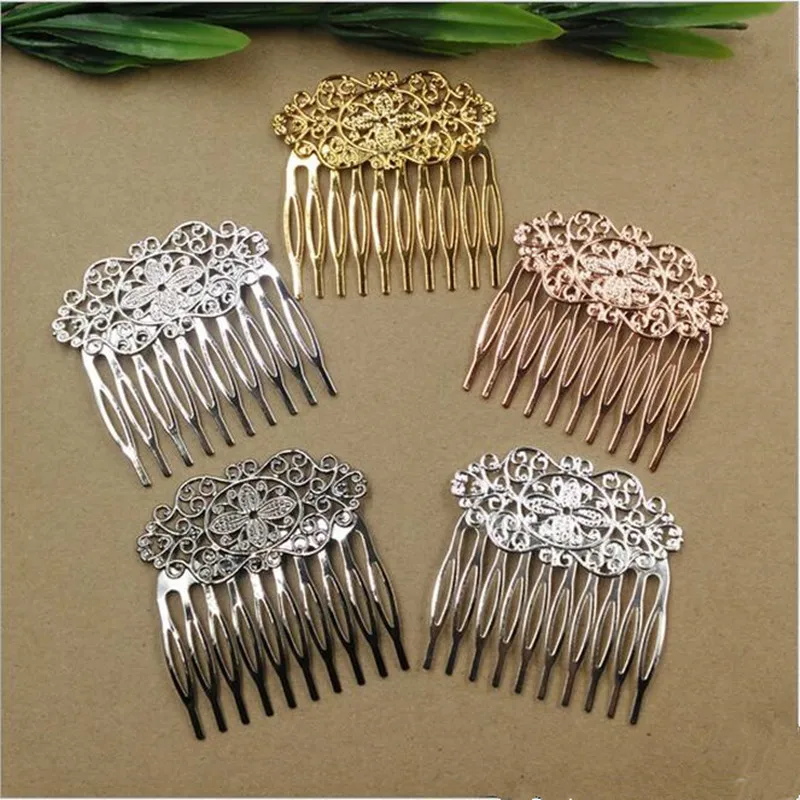 Copper Vintage 10 Teeth Hair Combs Jewelry Charm Women Flower Hairpin Hairclips Barrettes Retro Hair Wear Accessories DIY Z374
Copper Vintage 10 Teeth Hair Combs Jewelry Charm Women Flower Hairpin Hairclips Barrettes Retro Hair Wear Accessories DIY Z374