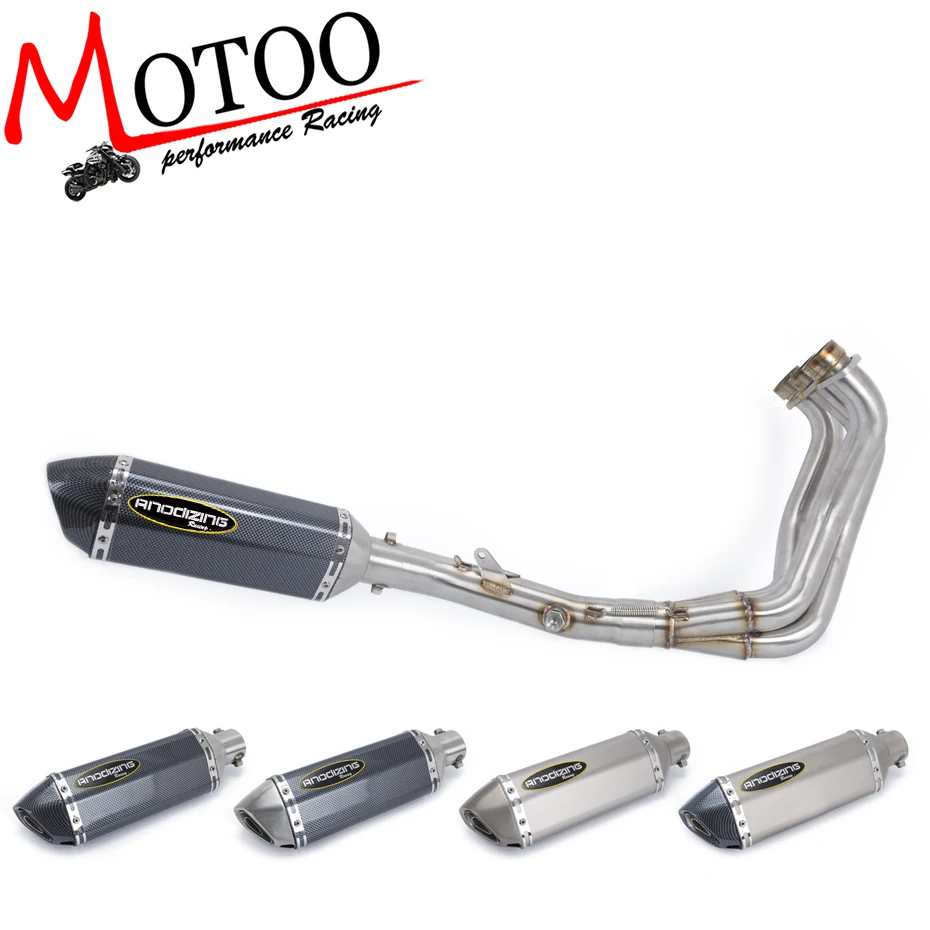 Motoo - FOR YAMAHA MT09 MT-09 FZ-09 not tracer 2014-2018 Motorcycle full exhaust system slip on with exhaust muffler escape
Motoo - FOR YAMAHA MT09 MT-09 FZ-09 not tracer 2014-2018 Motorcycle full exhaust system slip on with exhaust muffler escape