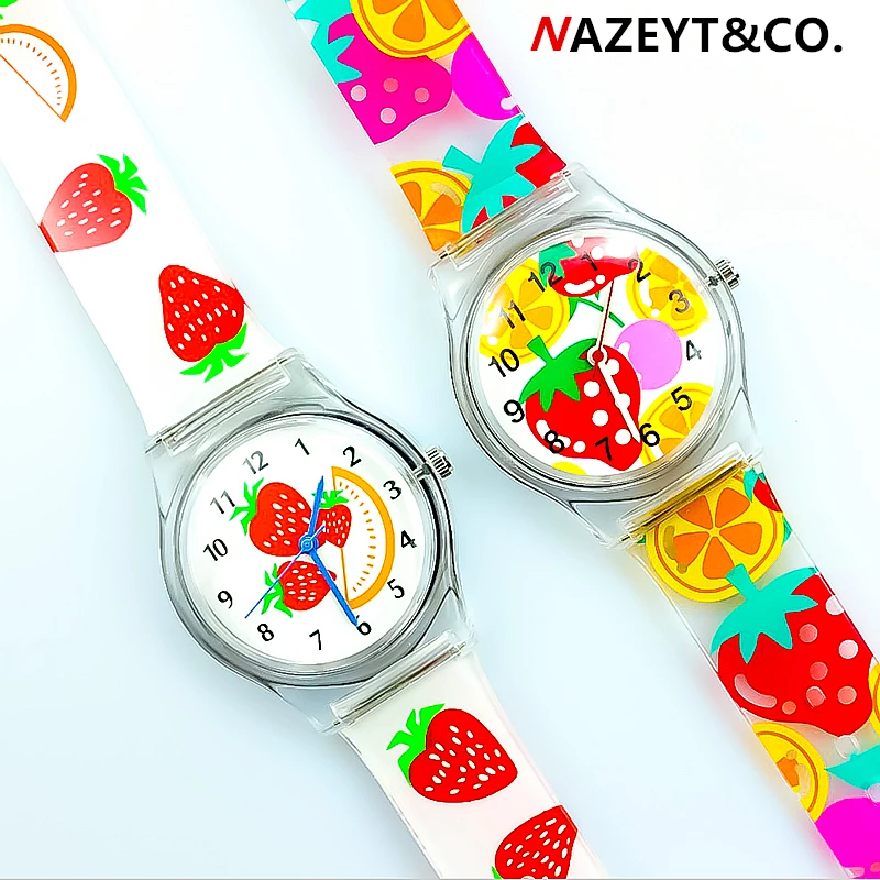 Nazeyt women girls Strawberry dial lovely fruit Ladies Hands Watch luxury brand children sports waterproof Silicone jelly clock
Nazeyt women girls Strawberry dial lovely fruit Ladies Hands Watch luxury brand children sports waterproof Silicone jelly clock