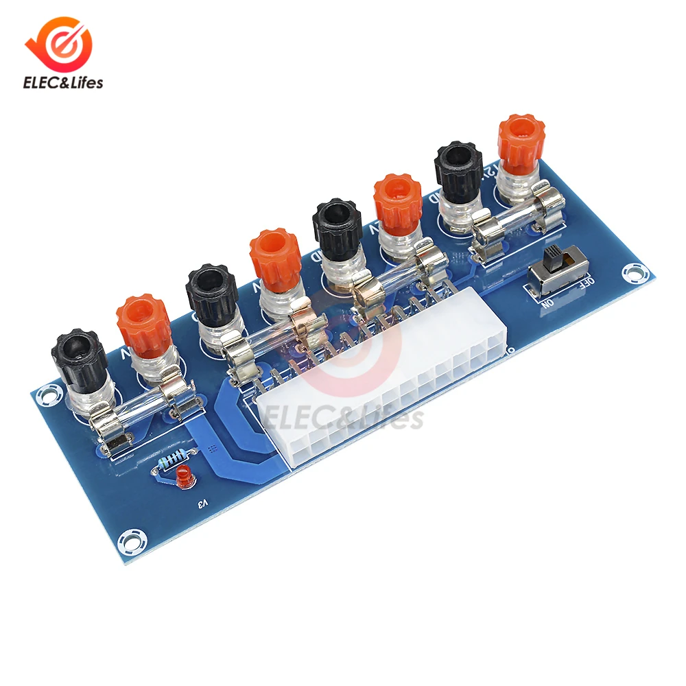 XH-M229 Desktop PC Chassis Power ATX Transfer to Adapter Board Power Supply Circuit Outlet Module 24Pin Output Terminal 24 pins
XH-M229 Desktop PC Chassis Power ATX Transfer to Adapter Board Power Supply Circuit Outlet Module 24Pin Output Terminal 24 pins