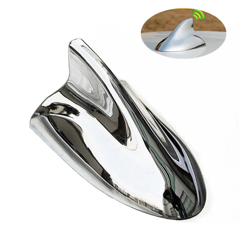 

Car Accessories Plating Shark Fin Antenna Chromium Styling Chrome Plated electroplate Car Aerials mirror side for Mercury LOTUS