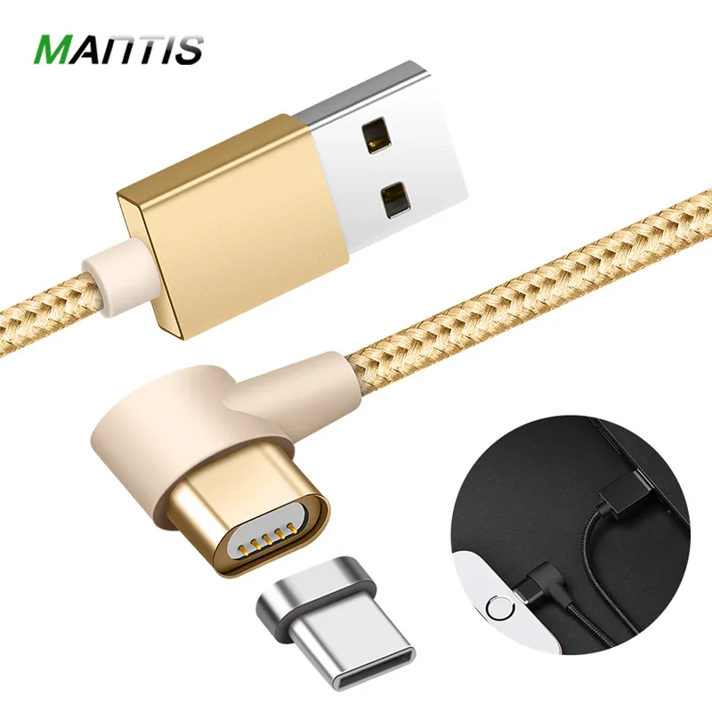 Магнитный кабель MANTIS type C USB 1 M L форма Быстрая зарядка type-C 90 градусов