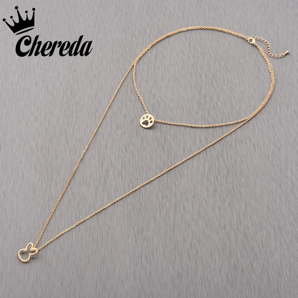 Chereda New Trendy Hollow Rabbit Necklace For Women Unique Beach Multi Layer Long Chain Choker Fine Fashion Jewelry Accessories
Chereda New Trendy Hollow Rabbit Necklace For Women Unique Beach Multi Layer Long Chain Choker Fine Fashion Jewelry Accessories