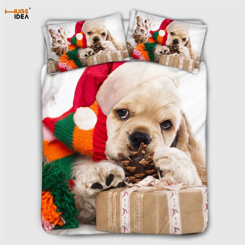 HUGSIDEA Animal Cat Dog 3D Print Bedding Set Christmas Style Cute Duvet Cover Sets for Kids Bedroom Decor Beige Background 2019
HUGSIDEA Animal Cat Dog 3D Print Bedding Set Christmas Style Cute Duvet Cover Sets for Kids Bedroom Decor Beige Background 2019