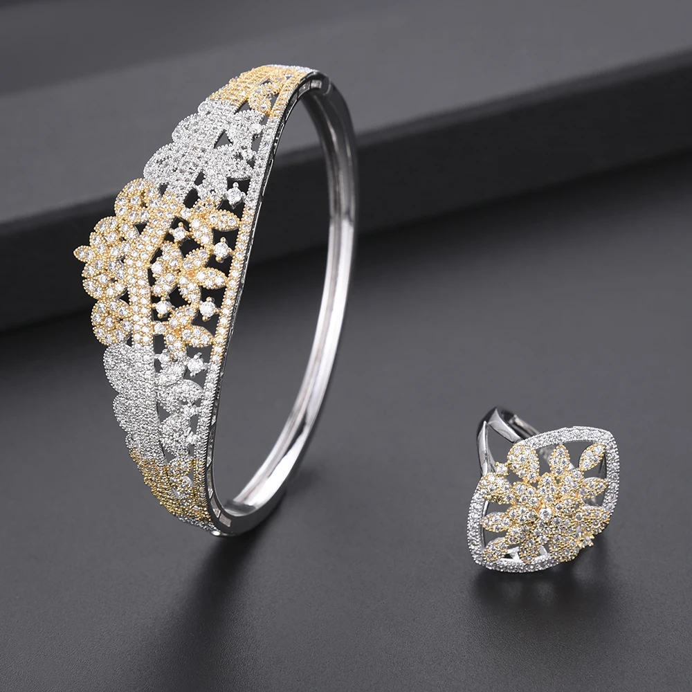Luxury Cubic Zirconia bridal jewelry sets for women Indian nigerian Jewelry sets Necklace Earrings set Bangle Ring Jewelry
Luxury Cubic Zirconia bridal jewelry sets for women Indian nigerian Jewelry sets Necklace Earrings set Bangle Ring Jewelry