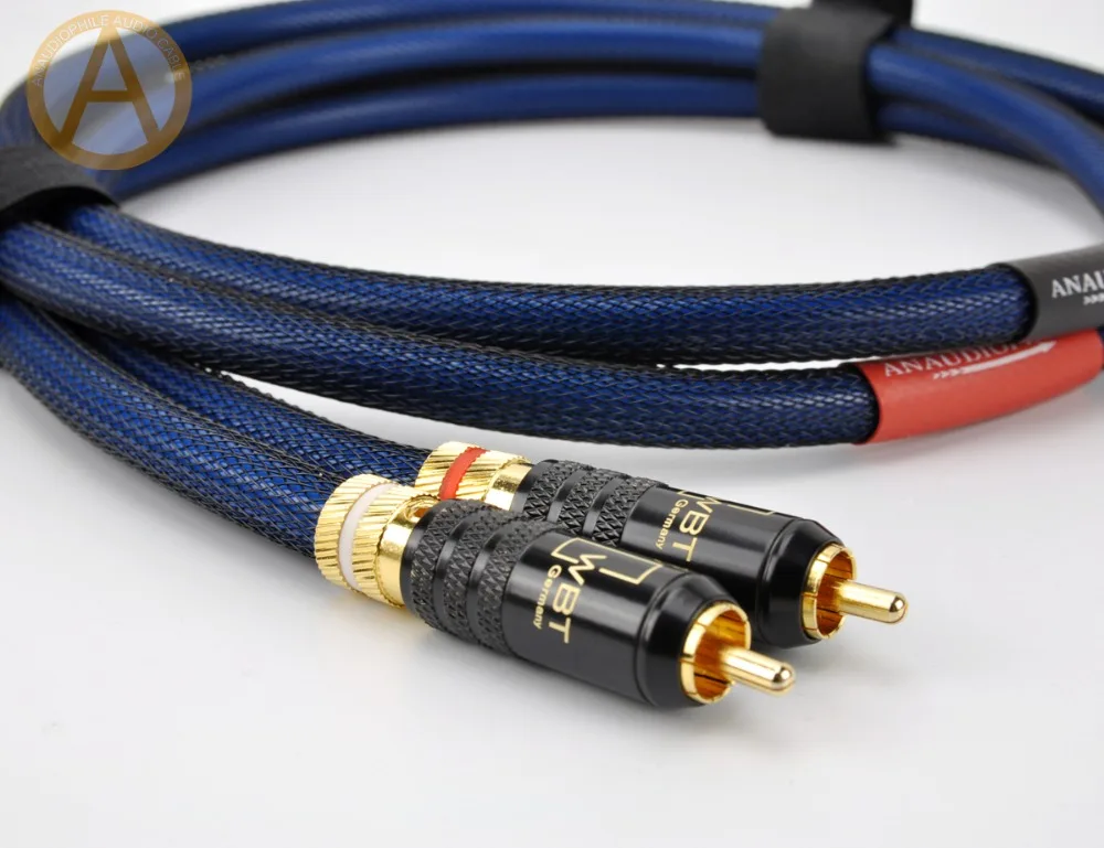 ANAUDIOPHILE HiFi SQ88 G5 RCA Audio Cable Silver Plated Male To Male RCA Interconnect Audio Cable Preamp Amplifier
ANAUDIOPHILE HiFi SQ88 G5 RCA Audio Cable Silver Plated Male To Male RCA Interconnect Audio Cable Preamp Amplifier