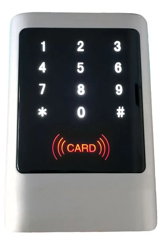RFID IC Reader металлическая сенсорная клавиатура водонепроницаемая IP66 анти-хит Wiegand формат 26/34 выход
RFID IC Reader металлическая сенсорная клавиатура водонепроницаемая IP66 анти-хит Wiegand формат 26/34 выход