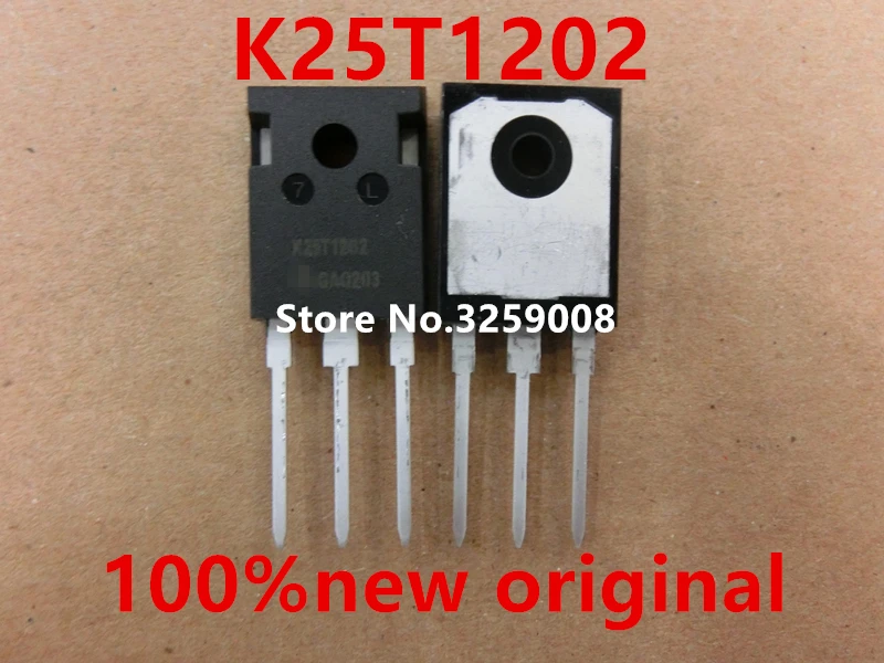 

K25T1202 IKW25N120T2 100% new imported original 5PCS/10PCS