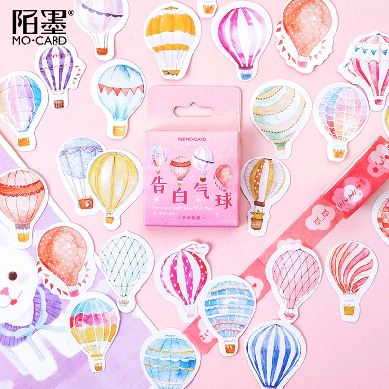 46 Pcs/Lot Colorful hot air balloon paper sticker decoration stickers DIY for craft diary scrapbooking planner label sticker
46 Pcs/Lot Colorful hot air balloon paper sticker decoration stickers DIY for craft diary scrapbooking planner label sticker