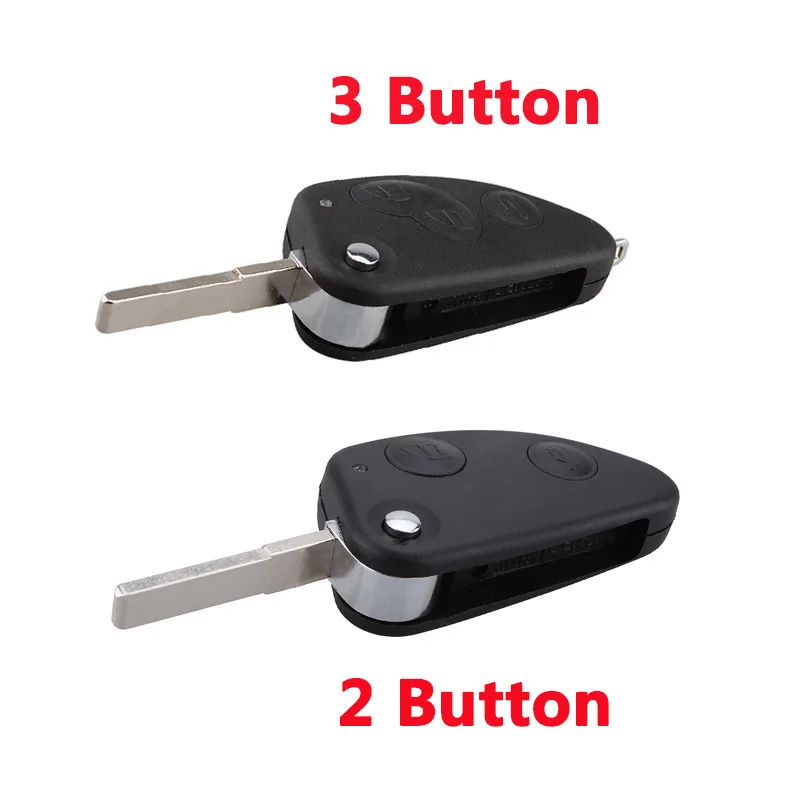 2/3 кнопочный флип брелок для Alfa Romeo 147 156 166 GT Uncut SIP22 Blade|key case shell|car key shellkey shell |
