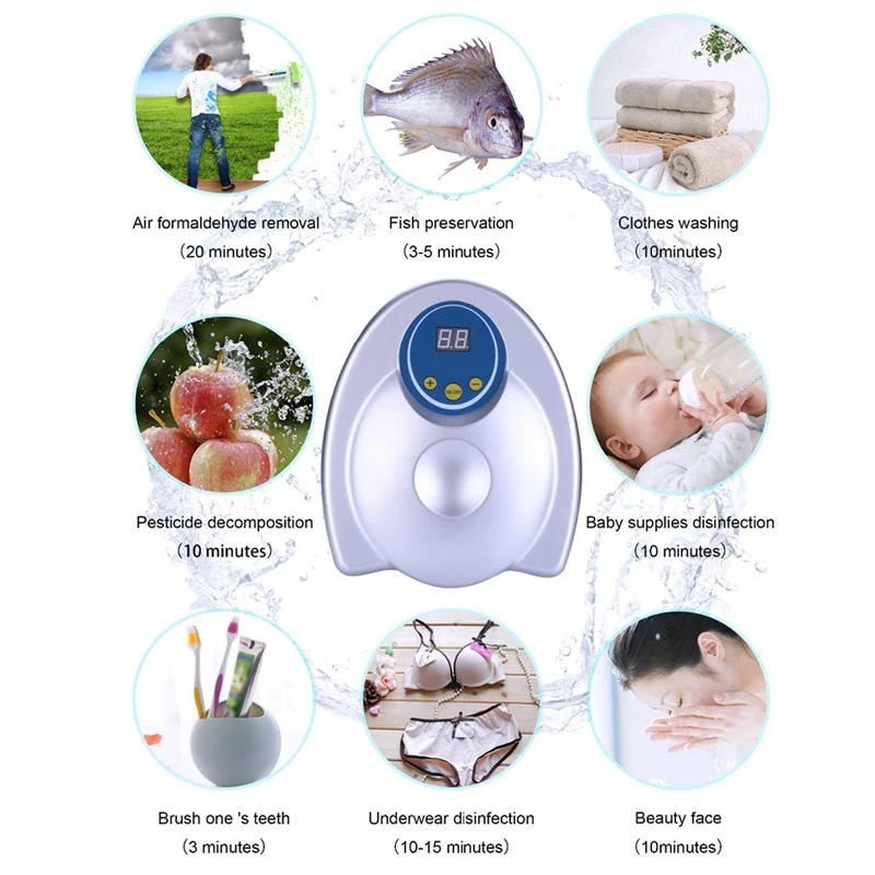 Ozone Purifier Household ozone disinfection machine mobile ozone generator O3 fruit and vegetable disinfection machine AC220V
Ozone Purifier Household ozone disinfection machine mobile ozone generator O3 fruit and vegetable disinfection machine AC220V