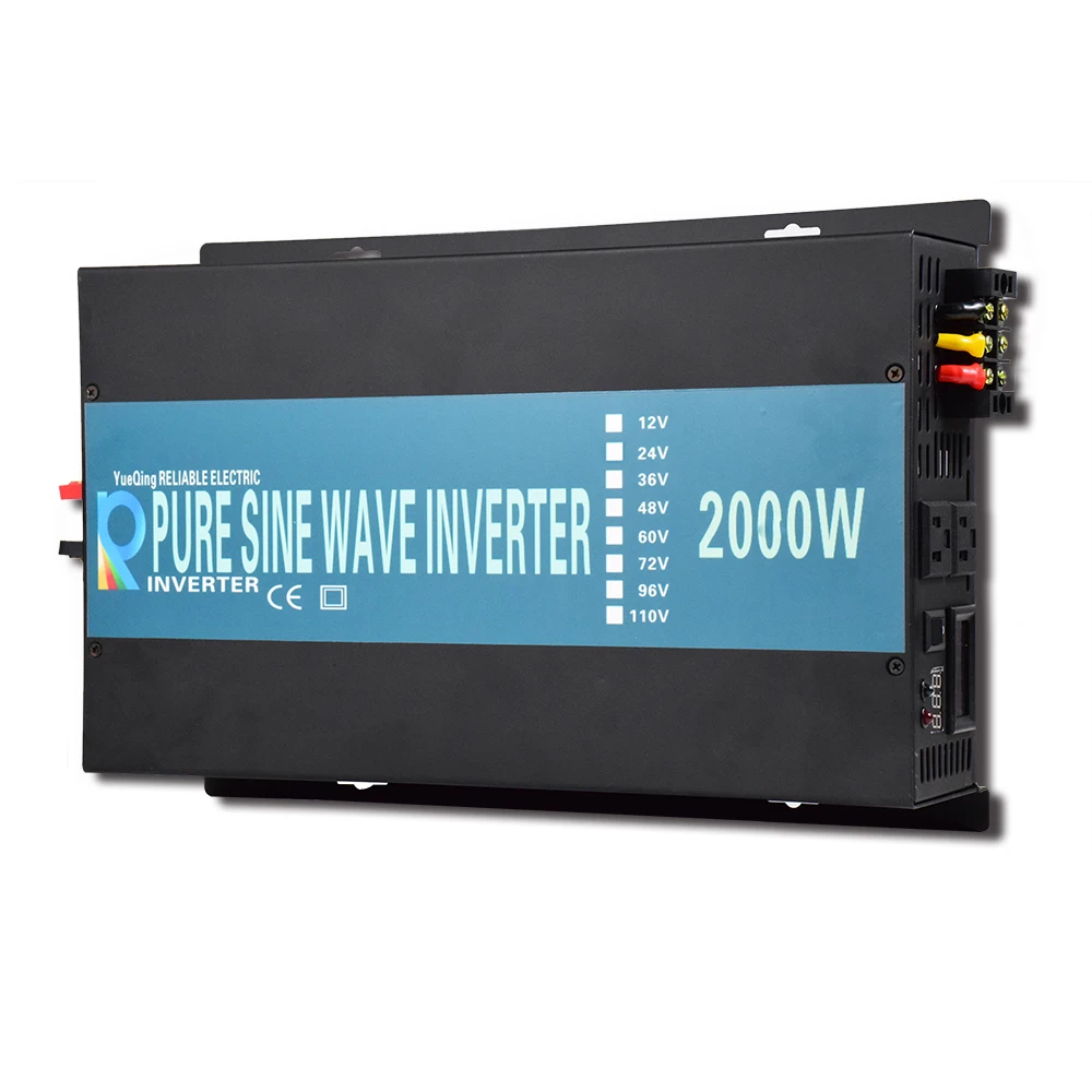 Pure Sine Wave Solar Power Inverter 2000W Dc 12v 24v 48v To Ac 120v 220v Charger Car Converter Controller Home Display Off-grid
Pure Sine Wave Solar Power Inverter 2000W Dc 12v 24v 48v To Ac 120v 220v Charger Car Converter Controller Home Display Off-grid
