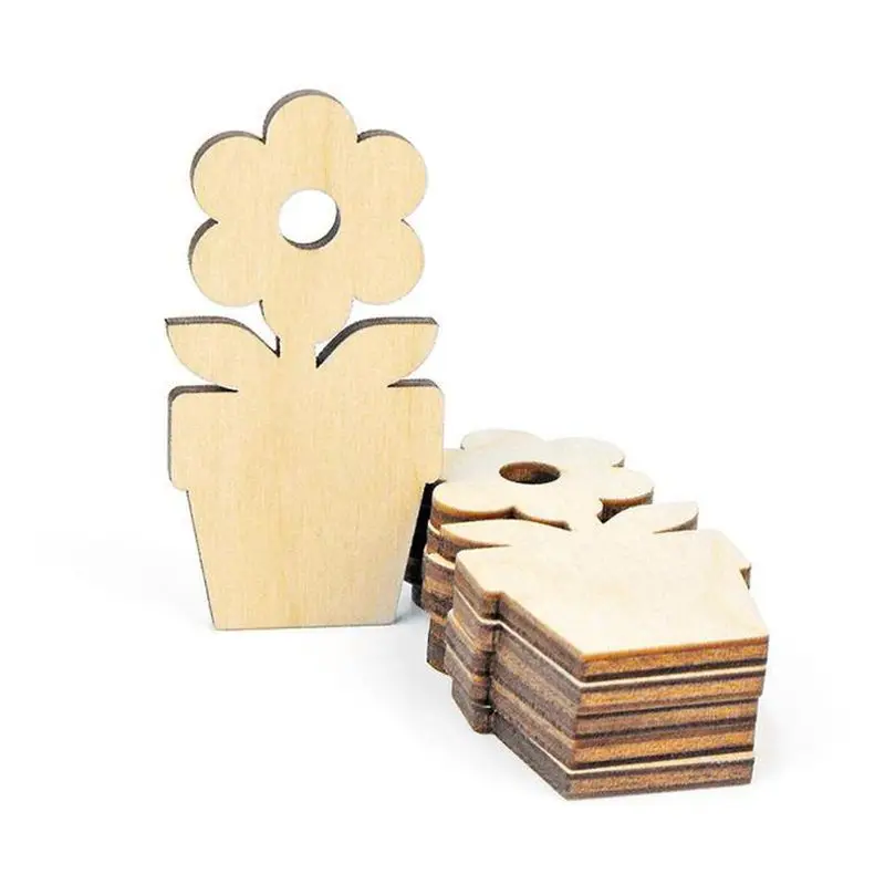 Set of 50pcs Wooden Flower blank diy painting toy Art Projects Craft Hanging Tag 8cm
Set of 50pcs Wooden Flower blank diy painting toy Art Projects Craft Hanging Tag 8cm