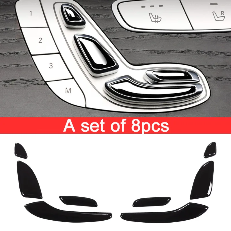 For Mercedes Benz E Class W213 E200 E300 GLC C Class W205 ABS Gloss Black Seat Button Sequins 2 Styles
For Mercedes Benz E Class W213 E200 E300 GLC C Class W205 ABS Gloss Black Seat Button Sequins 2 Styles