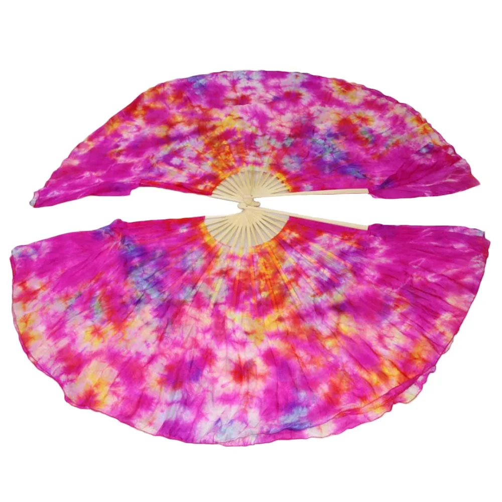 100% Silk Belly Dance Short Fans 1pc Left Hand+1pc Right Hand Handmade Dyed Mixed Colors Bamboo Ribs Dance Short Fans Customized
100% Silk Belly Dance Short Fans 1pc Left Hand+1pc Right Hand Handmade Dyed Mixed Colors Bamboo Ribs Dance Short Fans Customized