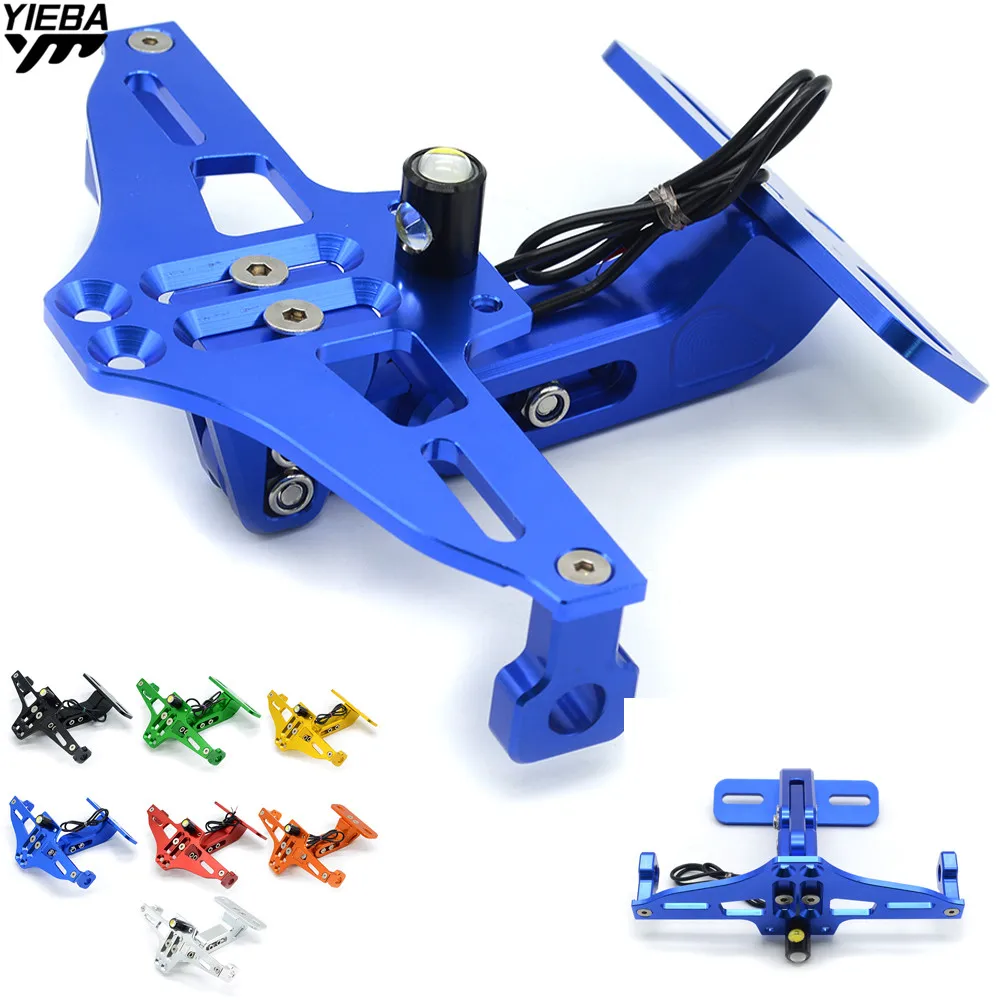 Motorcycle License Plate Bracket Holder with Light For suzuki SV650/S SFV650 GLADIUS K8 GSXR 750 YAMAHA R1 r1 kawasaki ex250
Motorcycle License Plate Bracket Holder with Light For suzuki SV650/S SFV650 GLADIUS K8 GSXR 750 YAMAHA R1 r1 kawasaki ex250