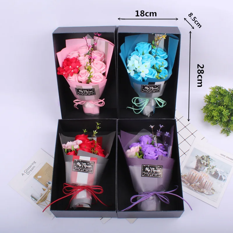 Fake flower artificial flower rose soap flower rose gift box romantic Valentine's Day gift wife girlfriend birthday gift
Fake flower artificial flower rose soap flower rose gift box romantic Valentine's Day gift wife girlfriend birthday gift
