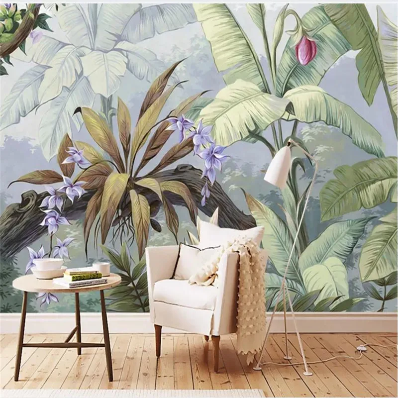 Custom wallpaper high-end European pastoral retro nostalgic rainforest mural background wall waterproof material
Custom wallpaper high-end European pastoral retro nostalgic rainforest mural background wall waterproof material