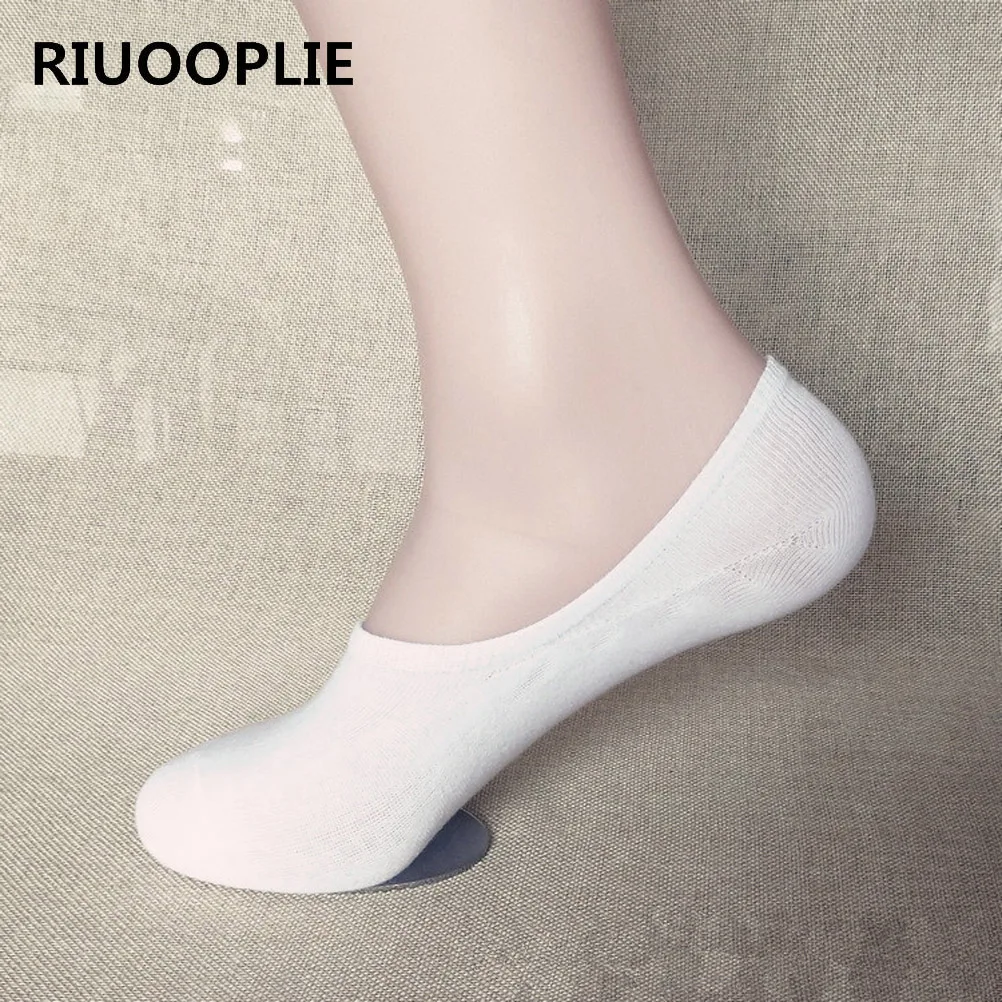 RIUOOPLIE/5 пар мужские короткие летние носки-тапочки невидимые носки-башмачки Модная