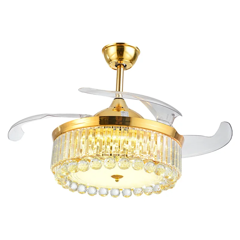 European-style led crystal invisible fan chandelier home luxury decorative living room light ZP7021600
European-style led crystal invisible fan chandelier home luxury decorative living room light ZP7021600